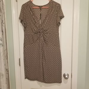 Black and tan dress, petite XL